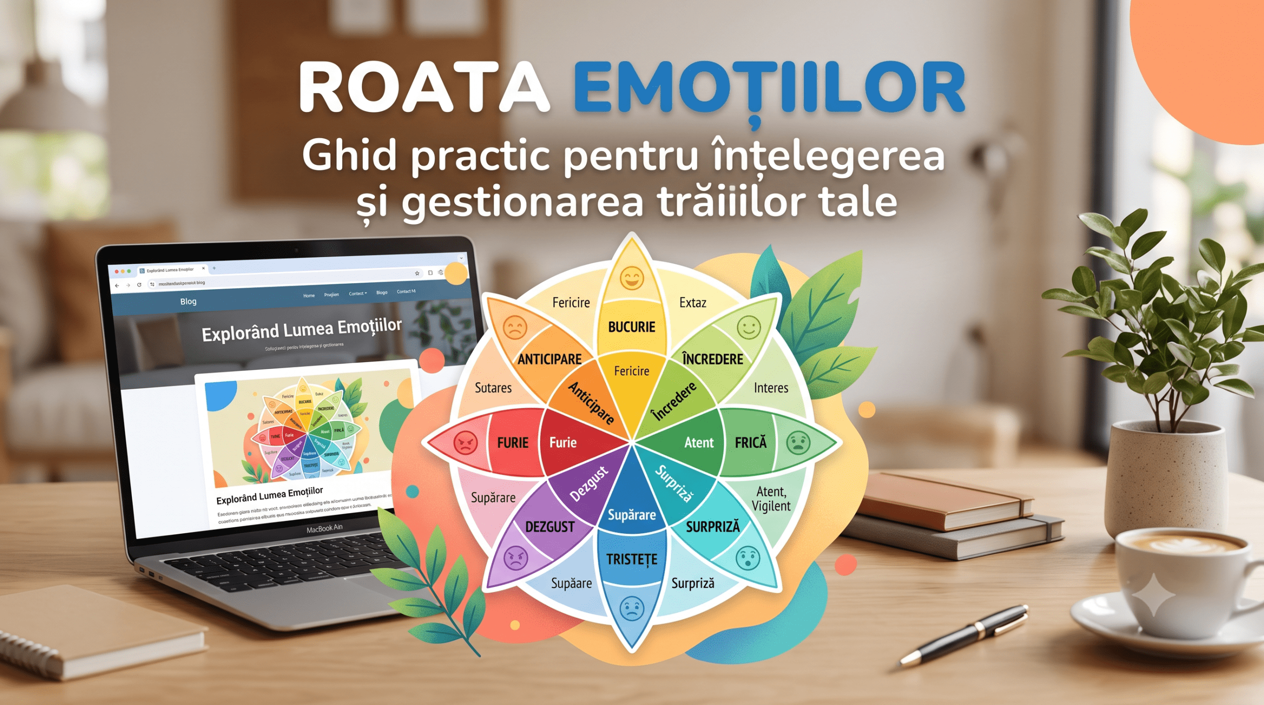 Cum te ajută roata emotiilor să-ți înțelegi emoțiile